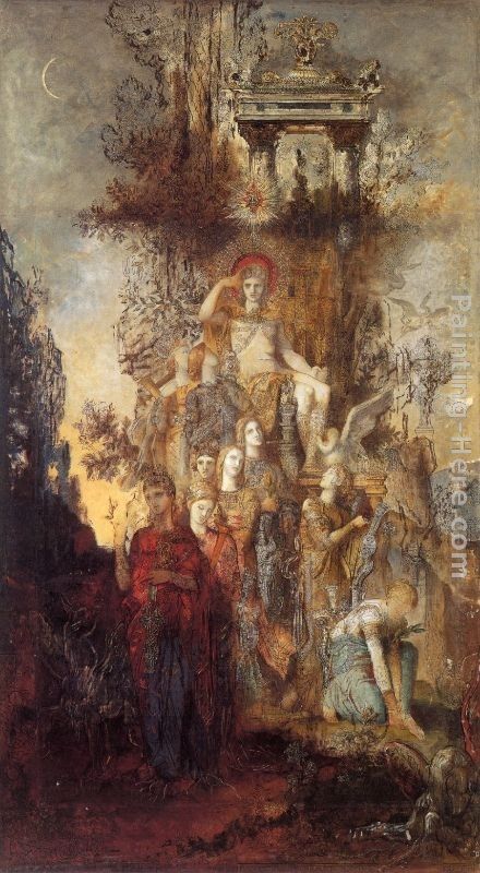 Gustave Moreau The Muses Leaving Their Father Apollo to go and Enlighten the World